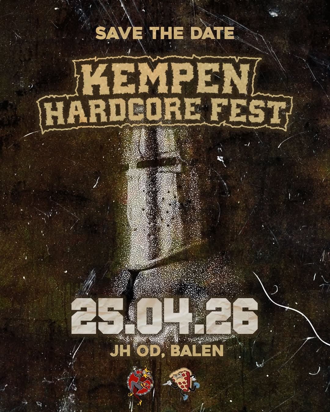 Promotional image for Kempen Hardcore Fest 2026 live concert poster